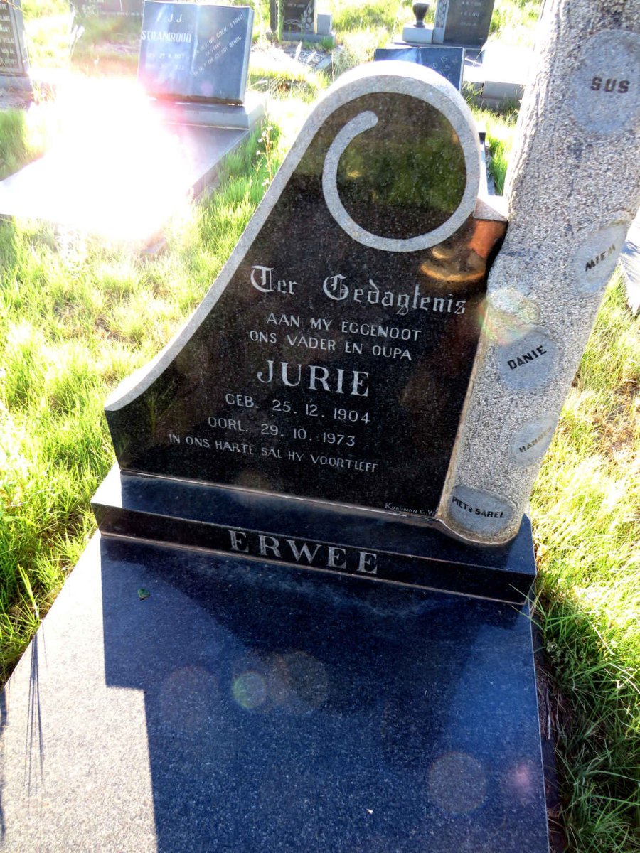 ERWEE Jurie 1904-1973