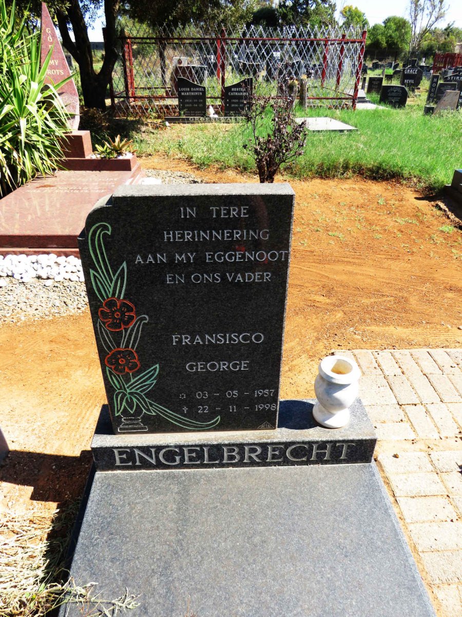 ENGELBRECHT Fransisco George 1957-1998