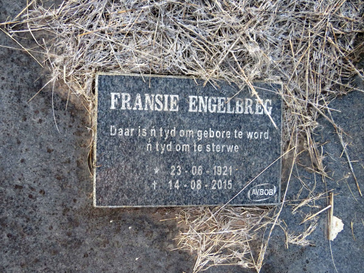 ENGELBREG Fransie 1921-2015