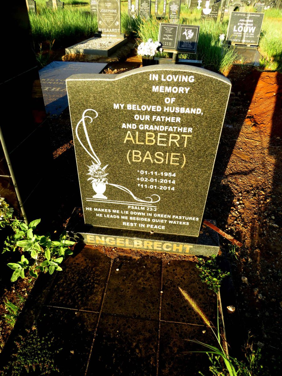 ENGELBRECHT Albert 1954-2014
