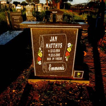 EMMENIS Jan Matthys 1954-2005