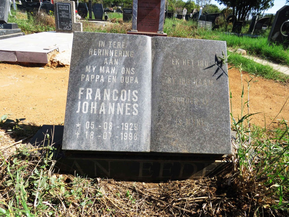 EEDEN Francois Johannes, van 1929-1998