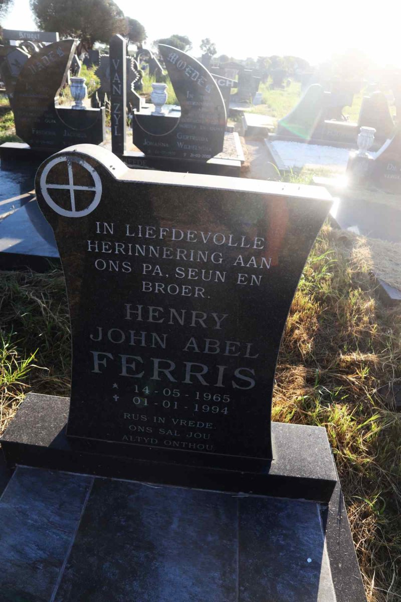 FERRIS Henry John Abel 1965-1994