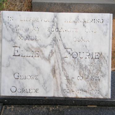 FOURIE Ellie 1927-1991
