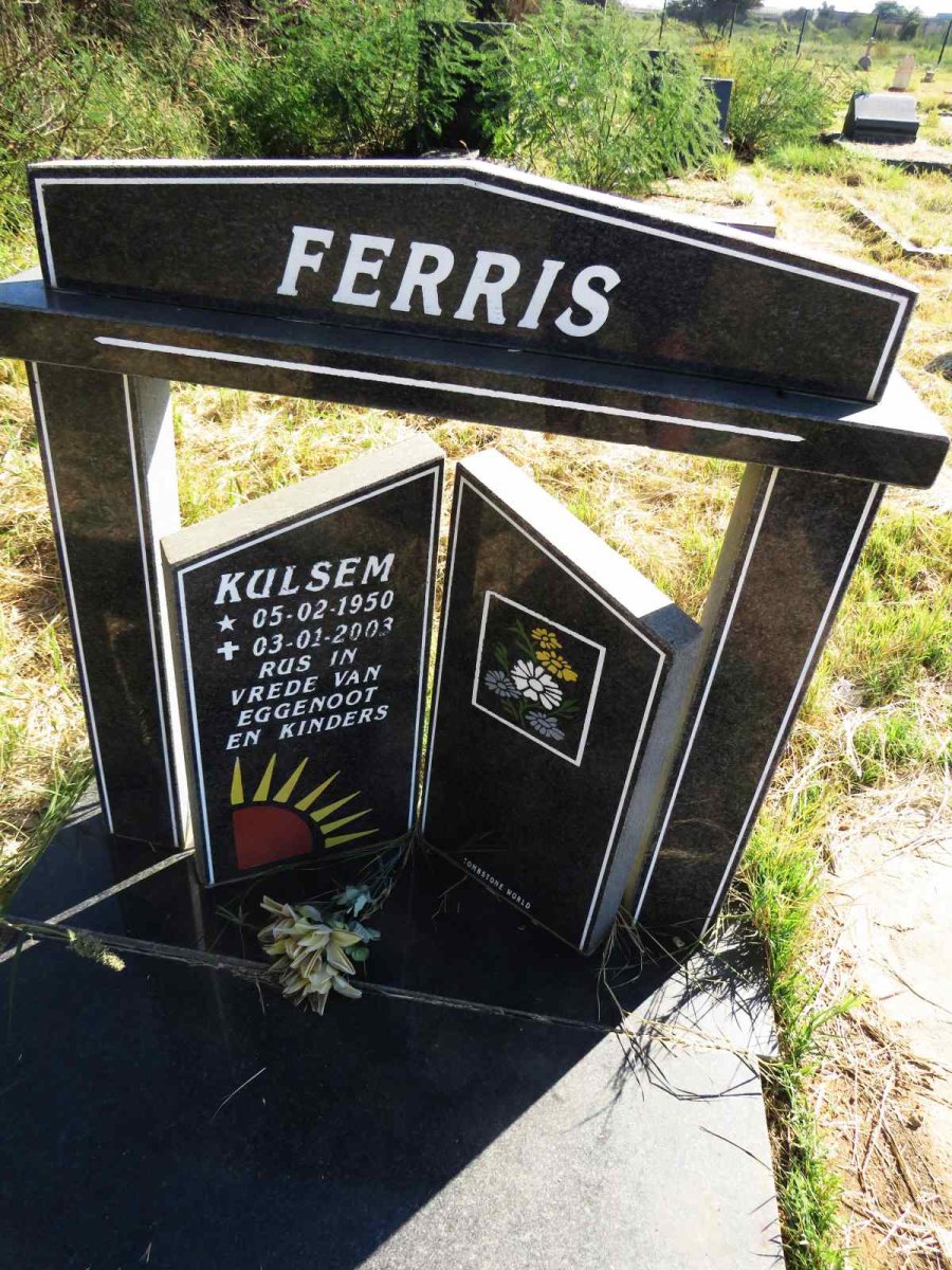 FERRIS Kulsem 1950-2003