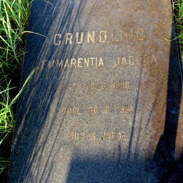 GRUNDLING Cornelus Jacobus 1894-1978 & Emmarentia Jacoba 1896-1984_2