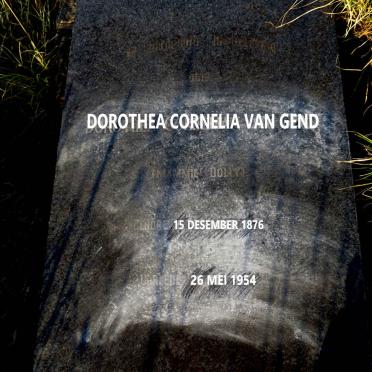 GEND Dorothea Cornelia, van 1876-1954_2