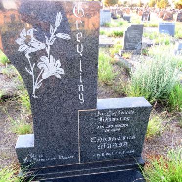 GREYLING Christina Maria 1907-1994