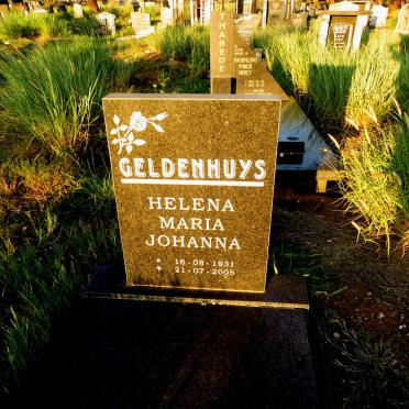 GELDENHUYS Helena Maria Johanna 1931-2005