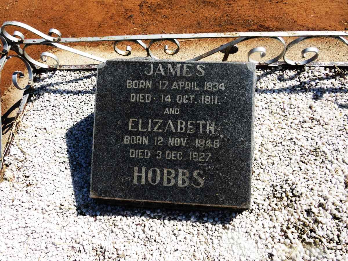 HOBBS James 1834-1911 & Elizabeth 1848-1927