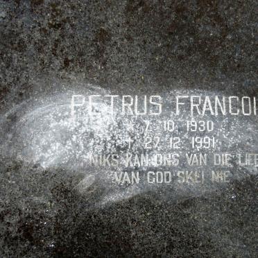 HUGO Petrus Francois 1892-1963 & Margaretha Aletta COMBRINK 1893-1975 :: HUGO Petrus Francois 1930-1991_3