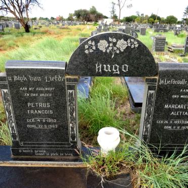 HUGO Petrus Francois 1892-1963 & Margaretha Aletta COMBRINK 1893-1975 :: HUGO Petrus Francois 1930-1991_2
