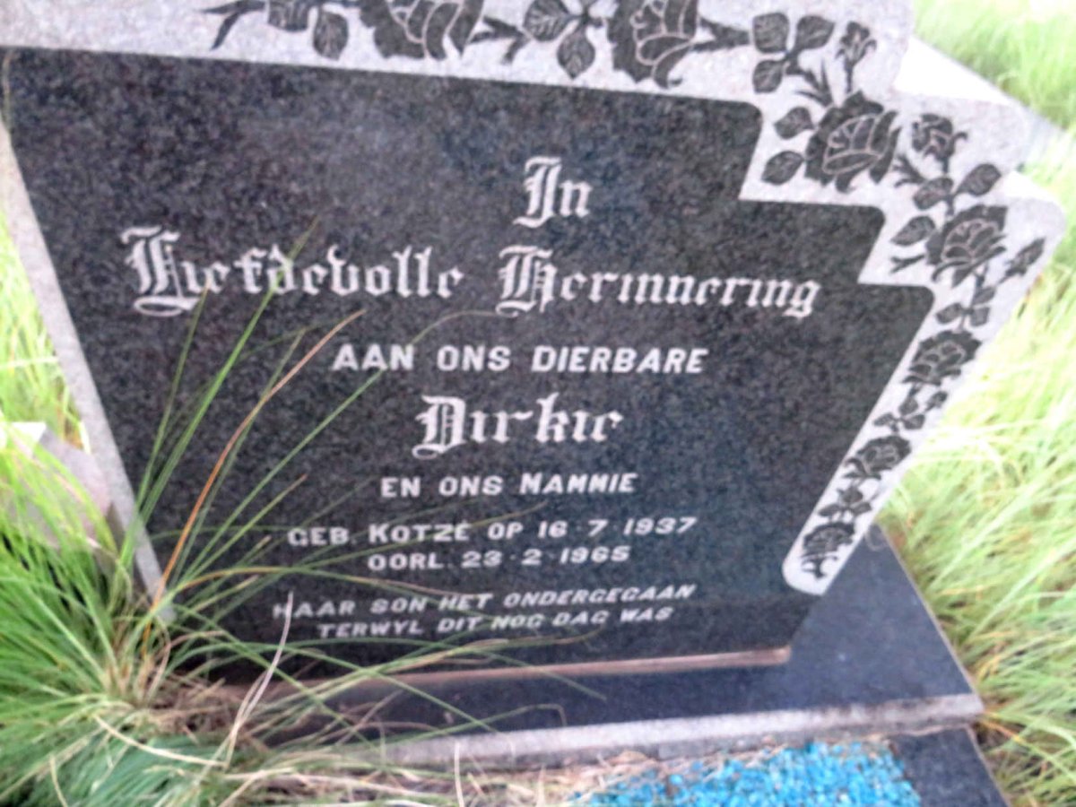 HAUMANN Danie 1936-1965 & Dirkie KOTZE 1937-1965_3