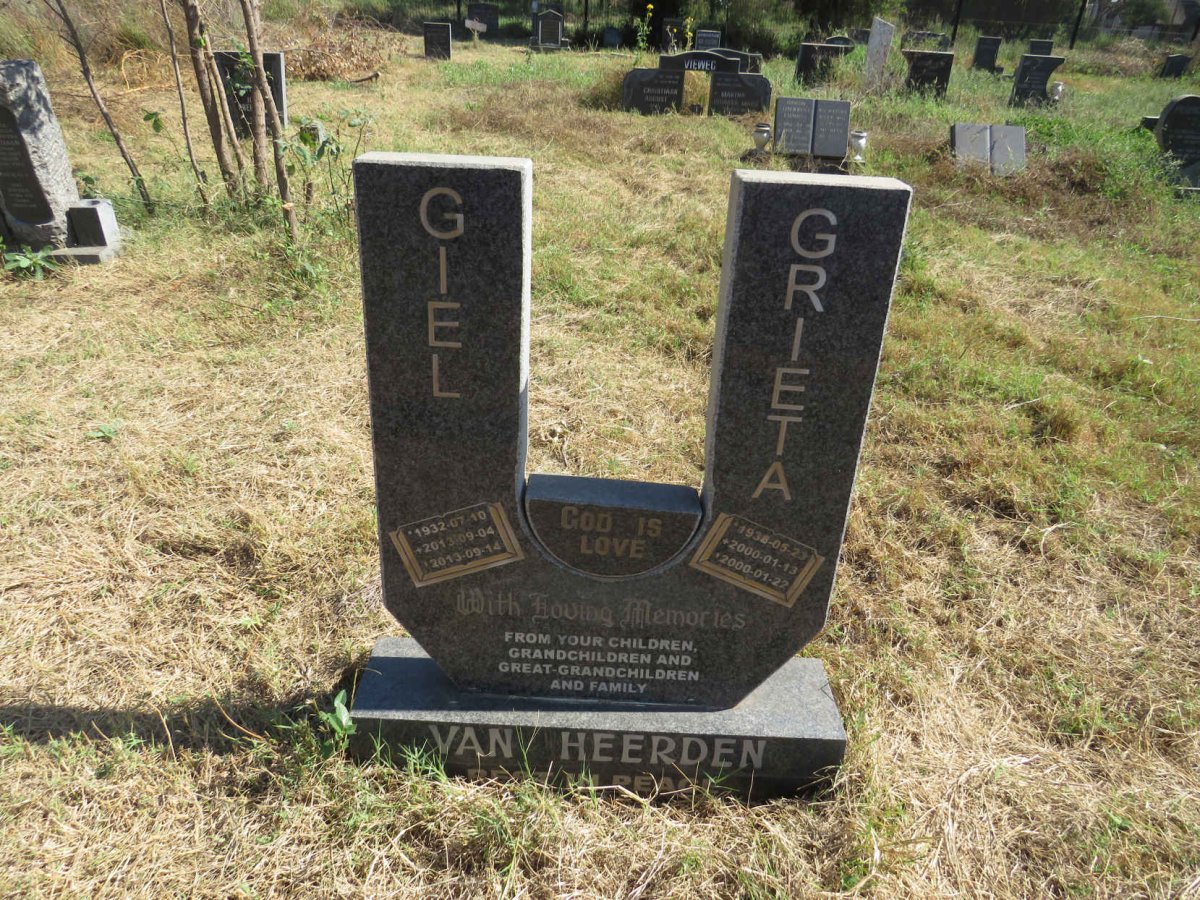 HEERDEN Giel, van 1932-2013 & Grieta 1938-2000