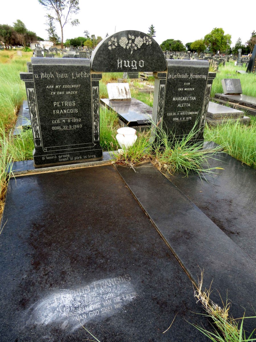 HUGO Petrus Francois 1892-1963 & Margaretha Aletta COMBRINK 1893-1975 :: HUGO Petrus Francois 1930-1991_1