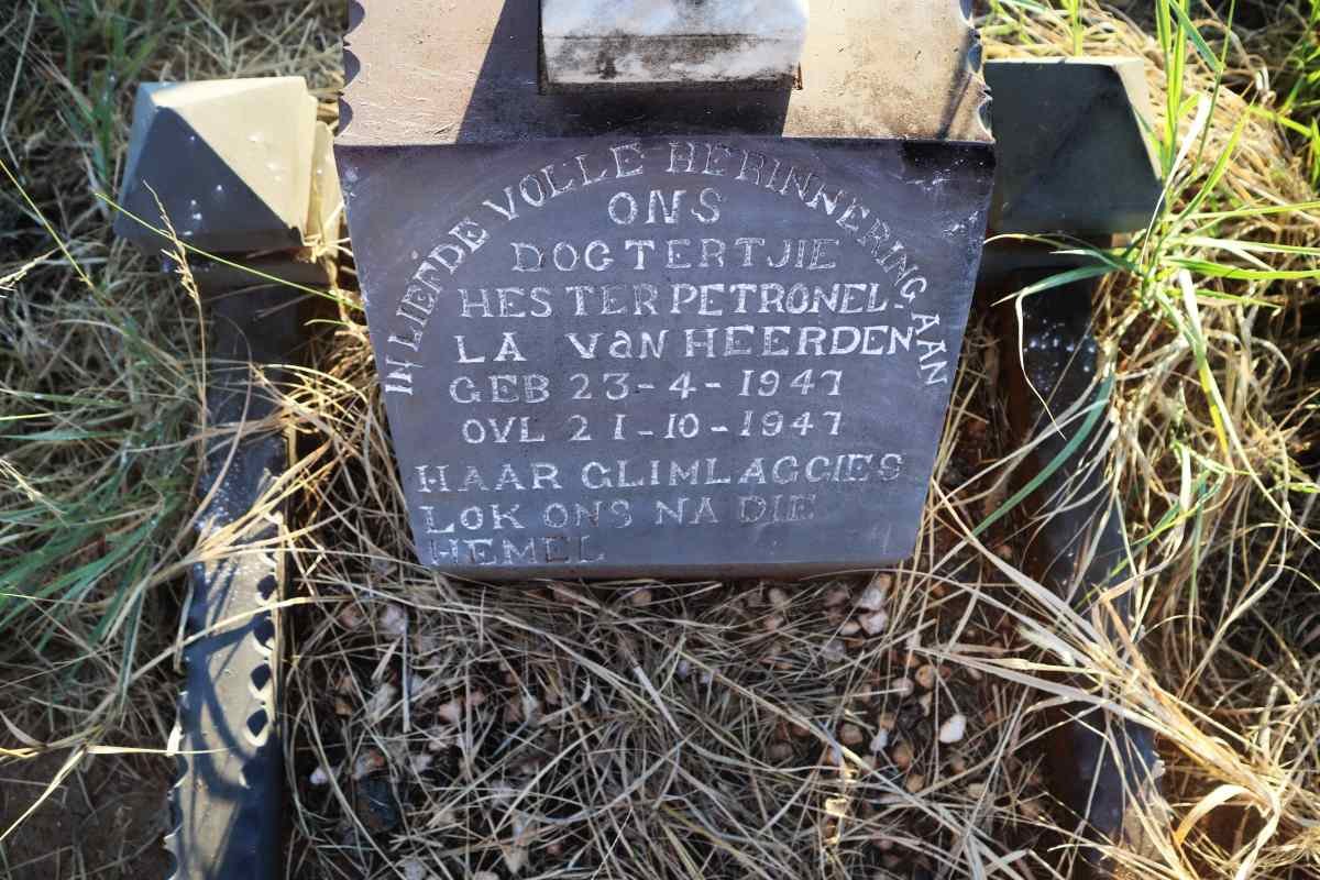 HEERDEN Hester Petronella, van 1947-1947