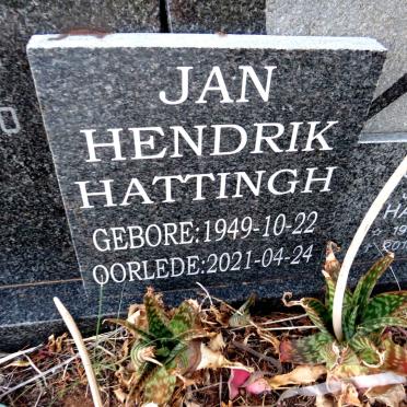 HATTINGH Jan Hendrik 1949-2021