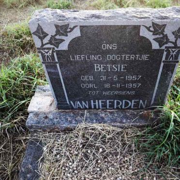 HEERDEN Betsie, van 1957-1957