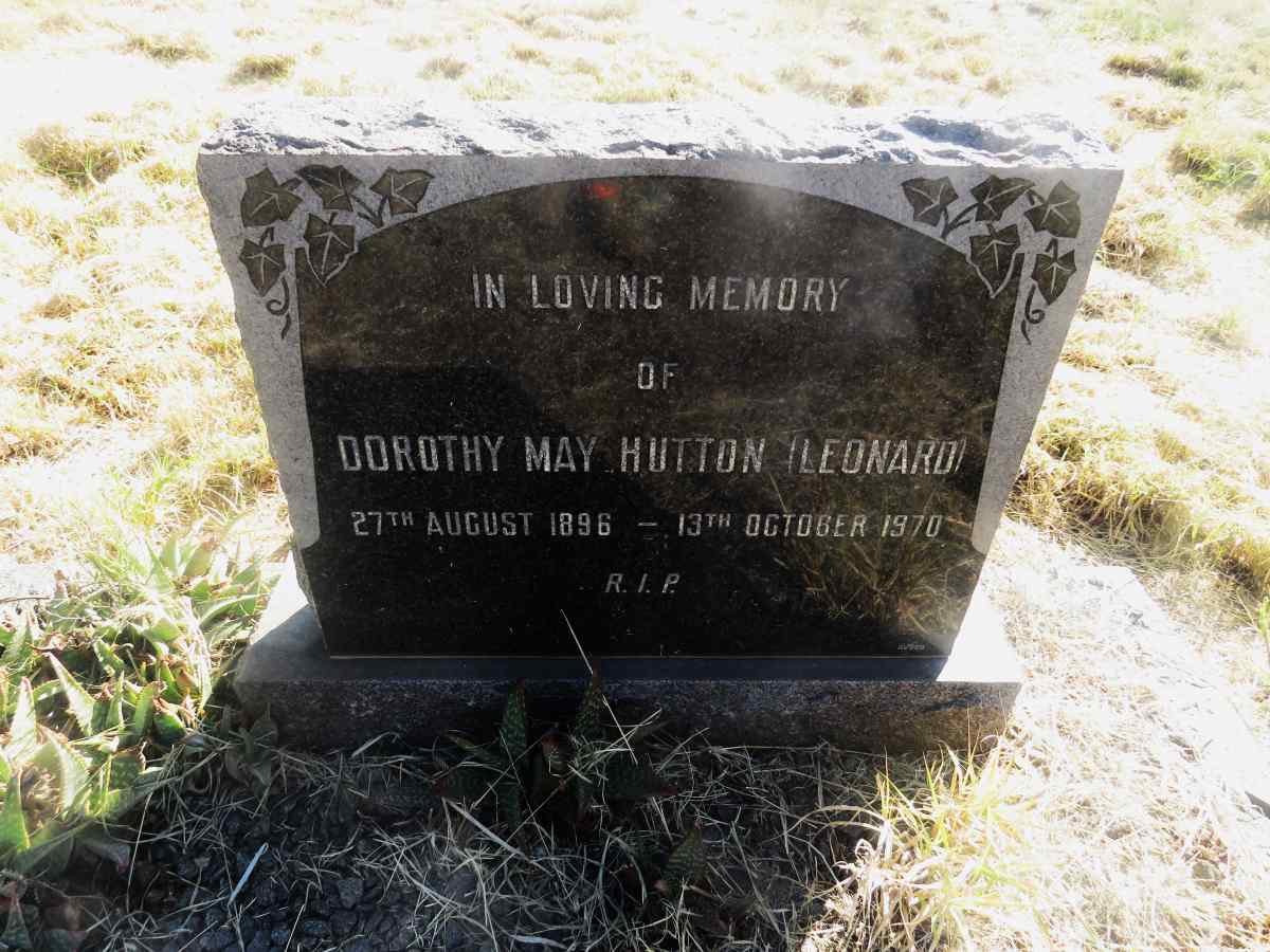 HUTTON Dorothy May nee LEONARD 1896-1970