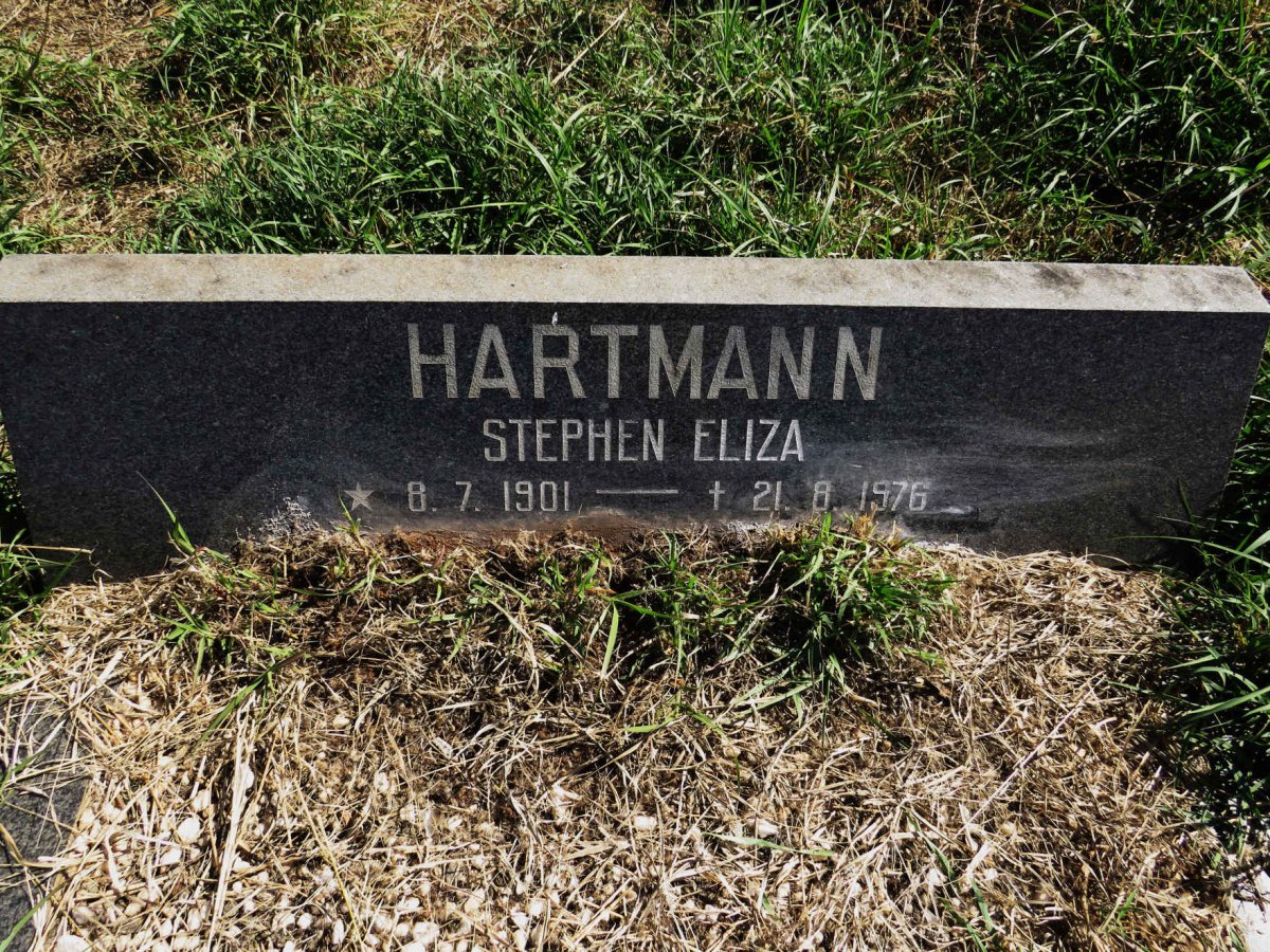 HARTMANN Stephen Eliza 1901-1976