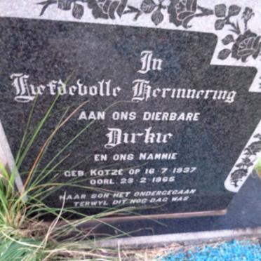 HAUMANN Danie 1936-1965 & Dirkie KOTZE 1937-1965_3