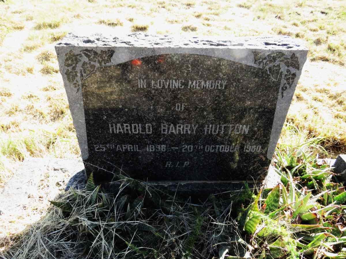 HUTTON Harold Barry 1896-1960