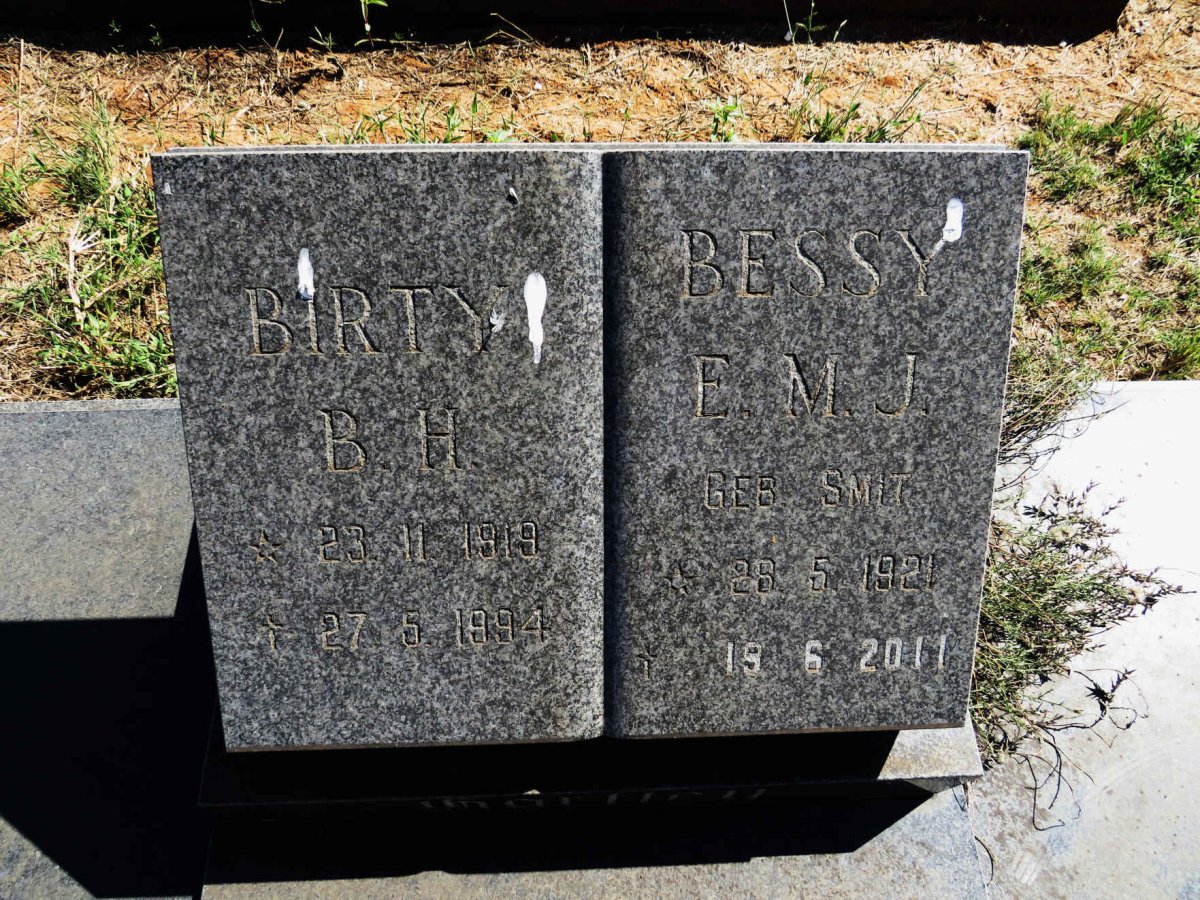 HARTLEY Bertram Hopkins 1919-1994 & Elizabeth Magdalena Johanna SMIT 1921-2011_2