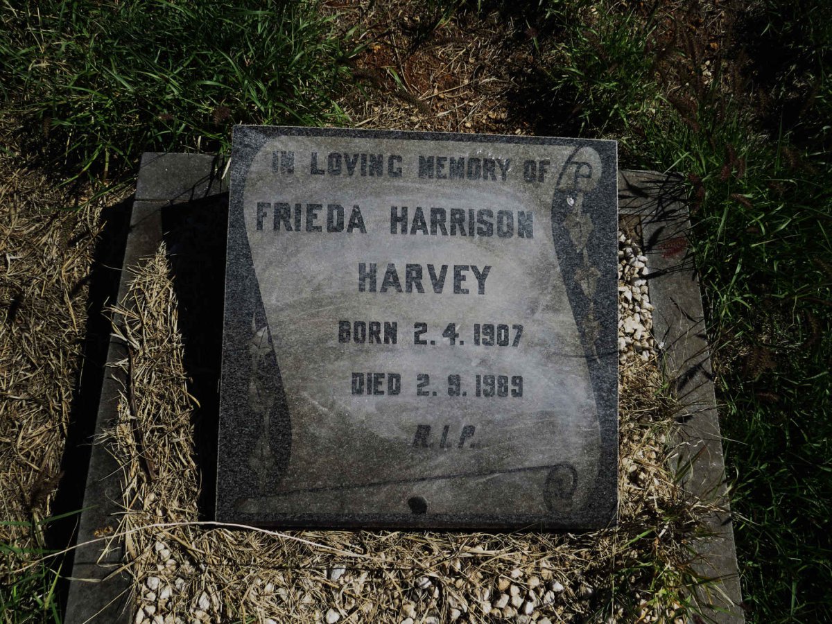 HARVEY Frieda Harrison 1907-1989