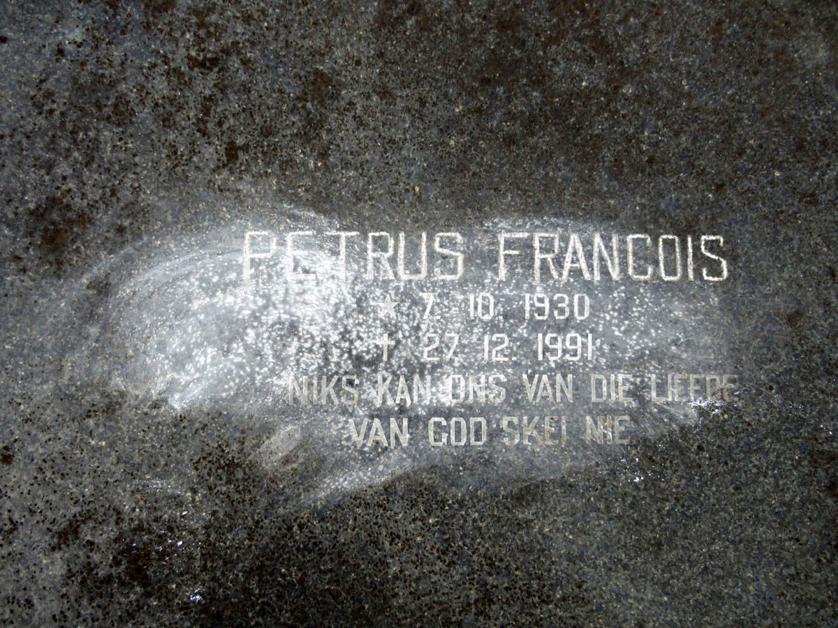 HUGO Petrus Francois 1892-1963 & Margaretha Aletta COMBRINK 1893-1975 :: HUGO Petrus Francois 1930-1991_3