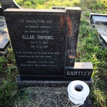 HARTLEY Allan Hopkins 1894-1962