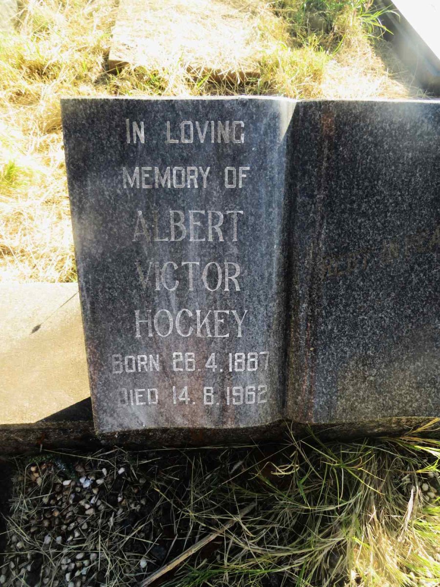HOCKEY Albert Victor 1887-1962