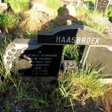 HAASBROEK Joof J. 1898-1978