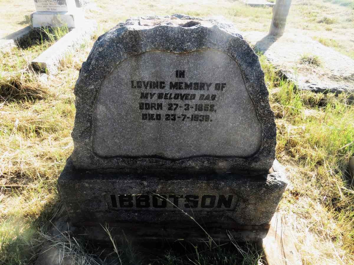 IBBOTSON 1853-1938