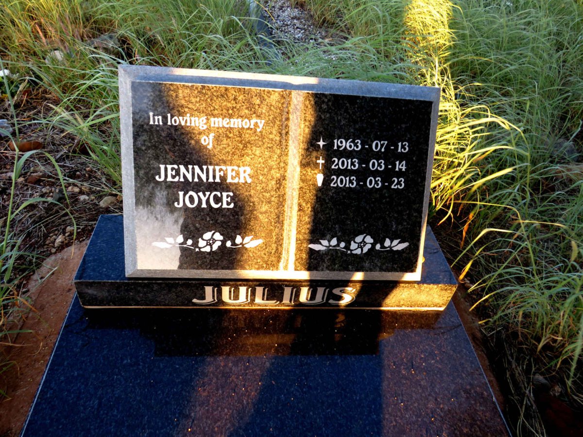 JULIUS Jennifer Joyce 1963-2013