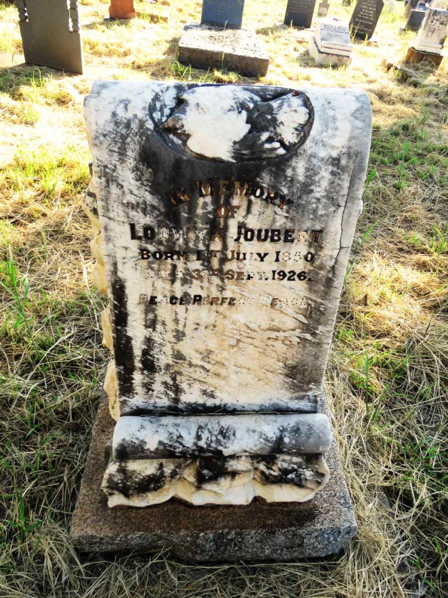 JOUBERT Lodwyk 1850-1926