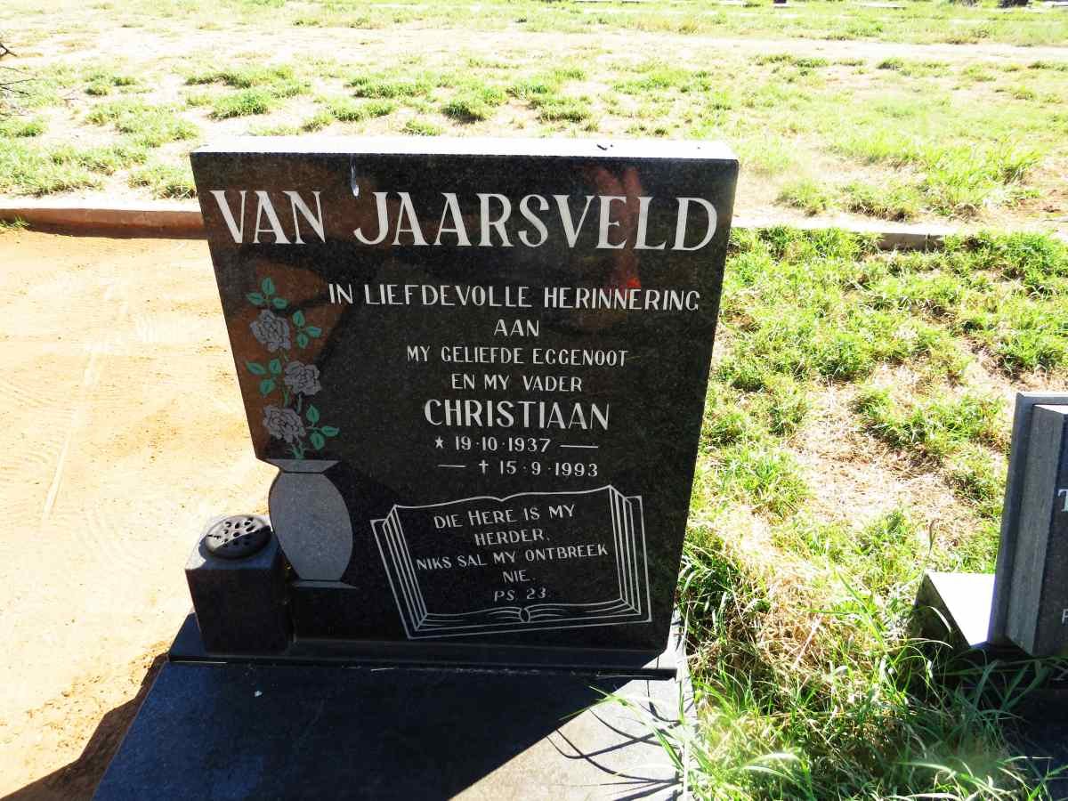 JAARSVELD Christiaan, van 1937-1993