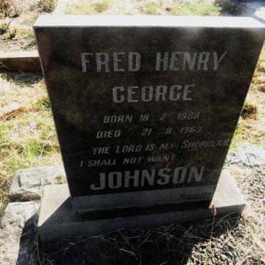 JOHNSON Fred Henry George 1888-1963