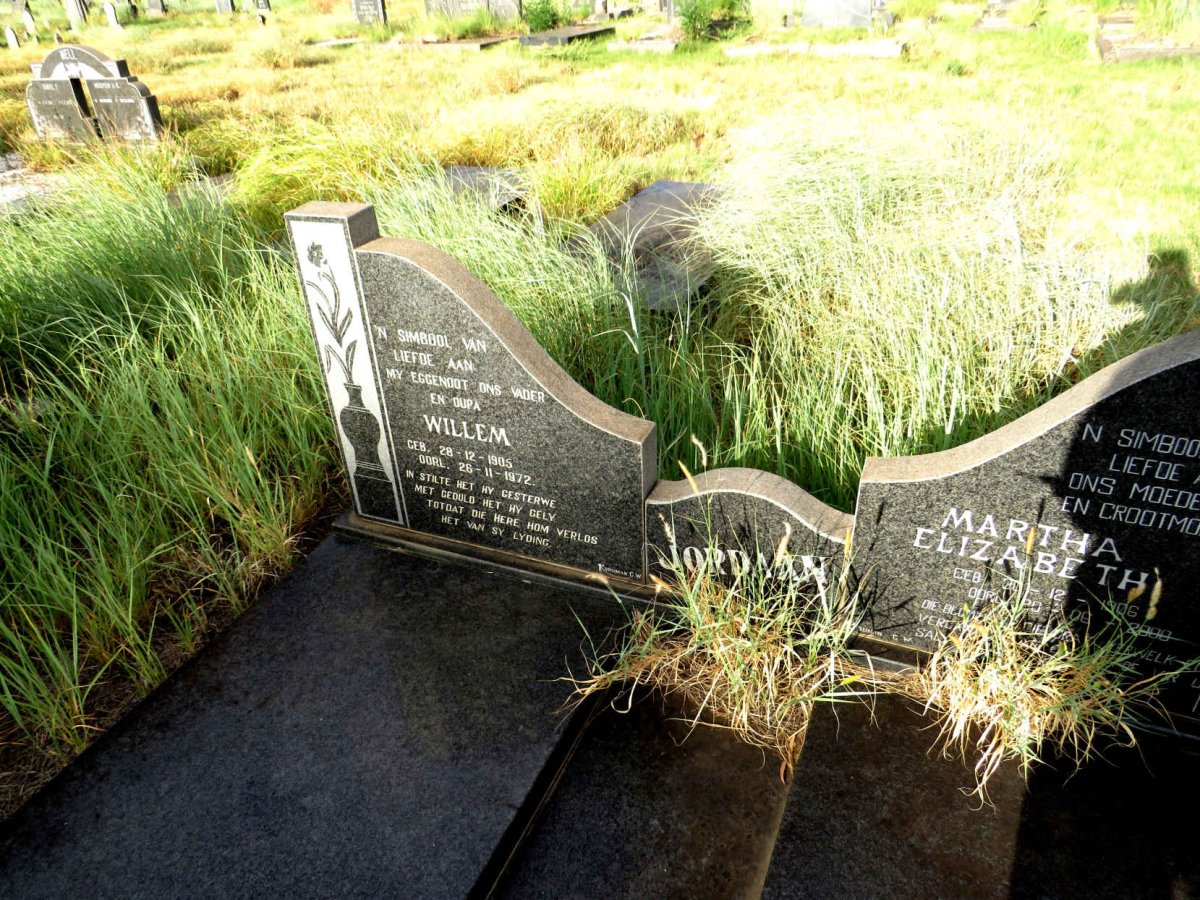 JORDAAN Willem 1905-1972 & Martha Elizabeth 1906-2000_1