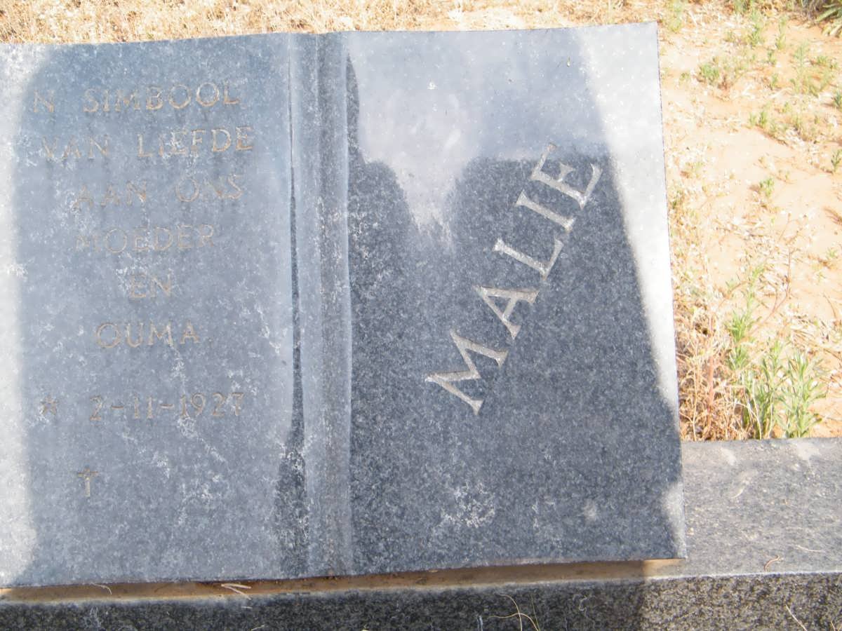 KRIEL Malie 1925-??
