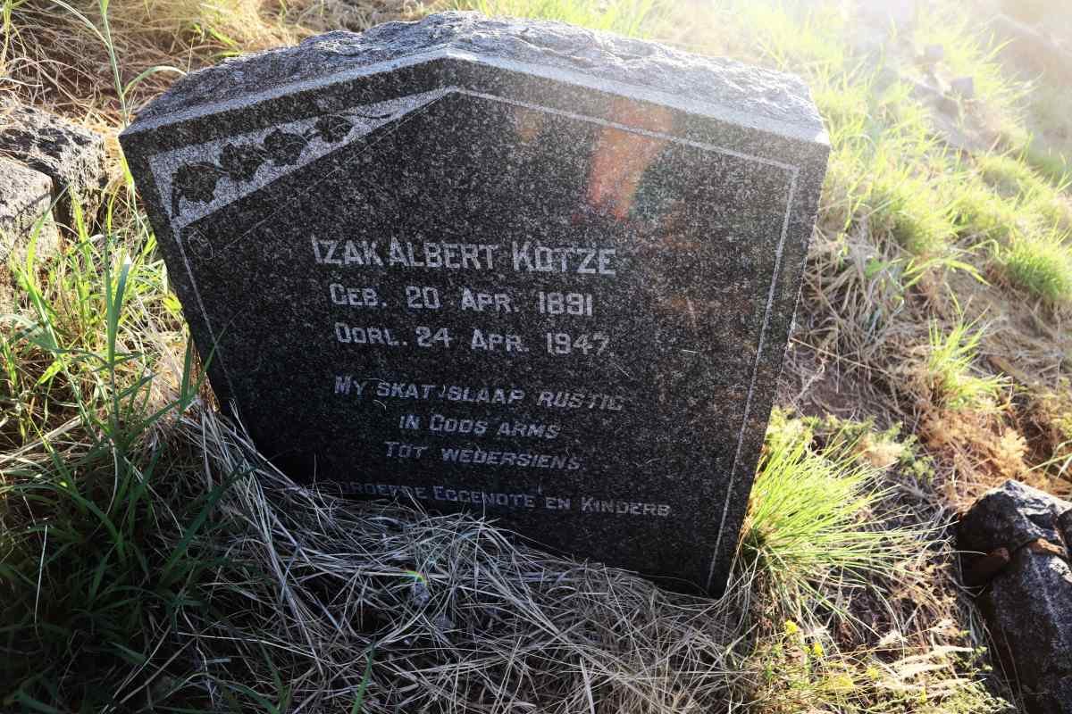 KOTZE Izak Albert 1891-1947