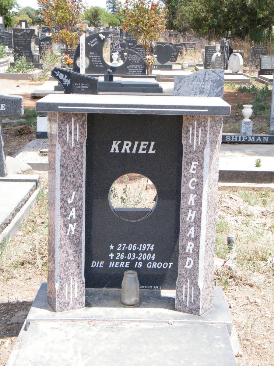 KRIEL Jan Eckhard 1974-2004