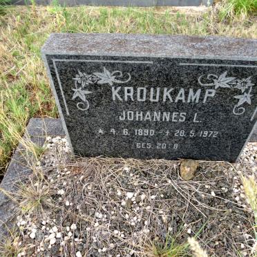KROUKAMP Johannes L. 1890-1972