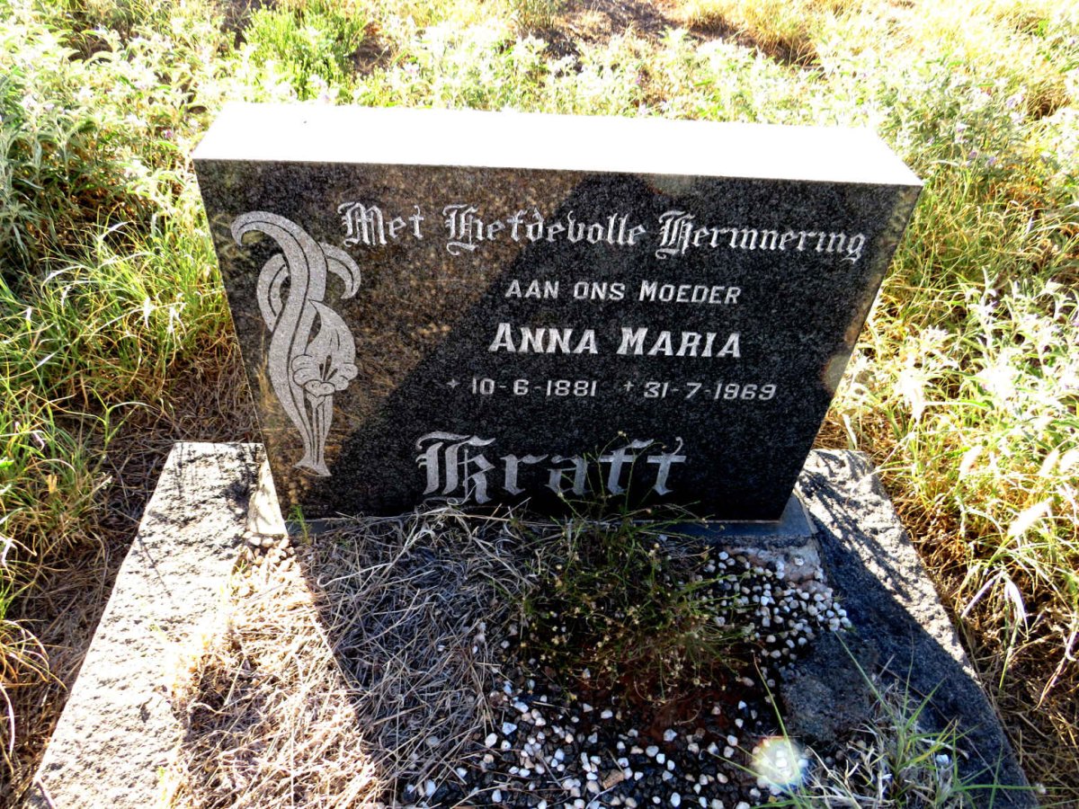 KRAFT Anna Maria 1881-1969
