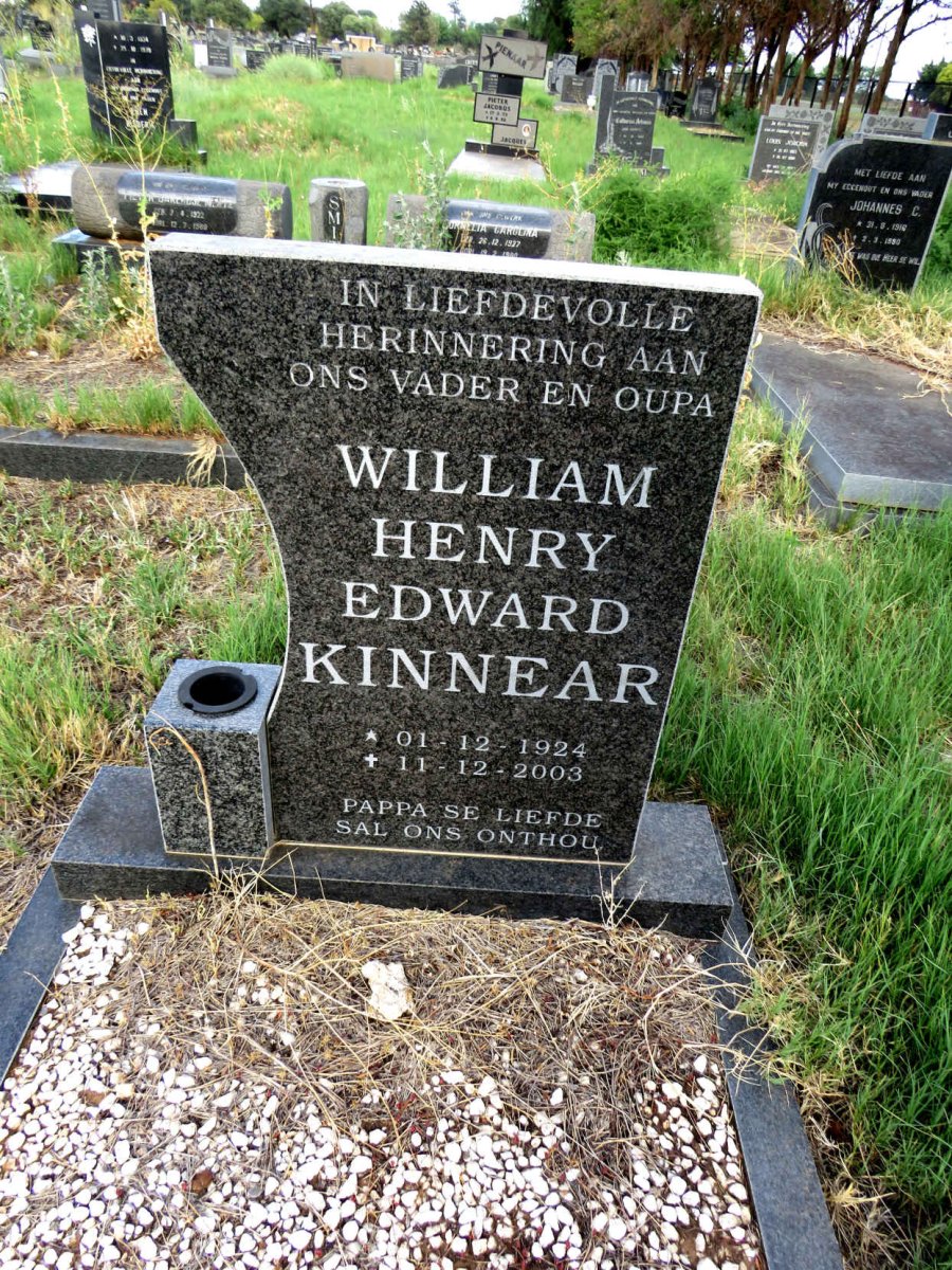 KINNEAR William Henry Edward 1924-2003