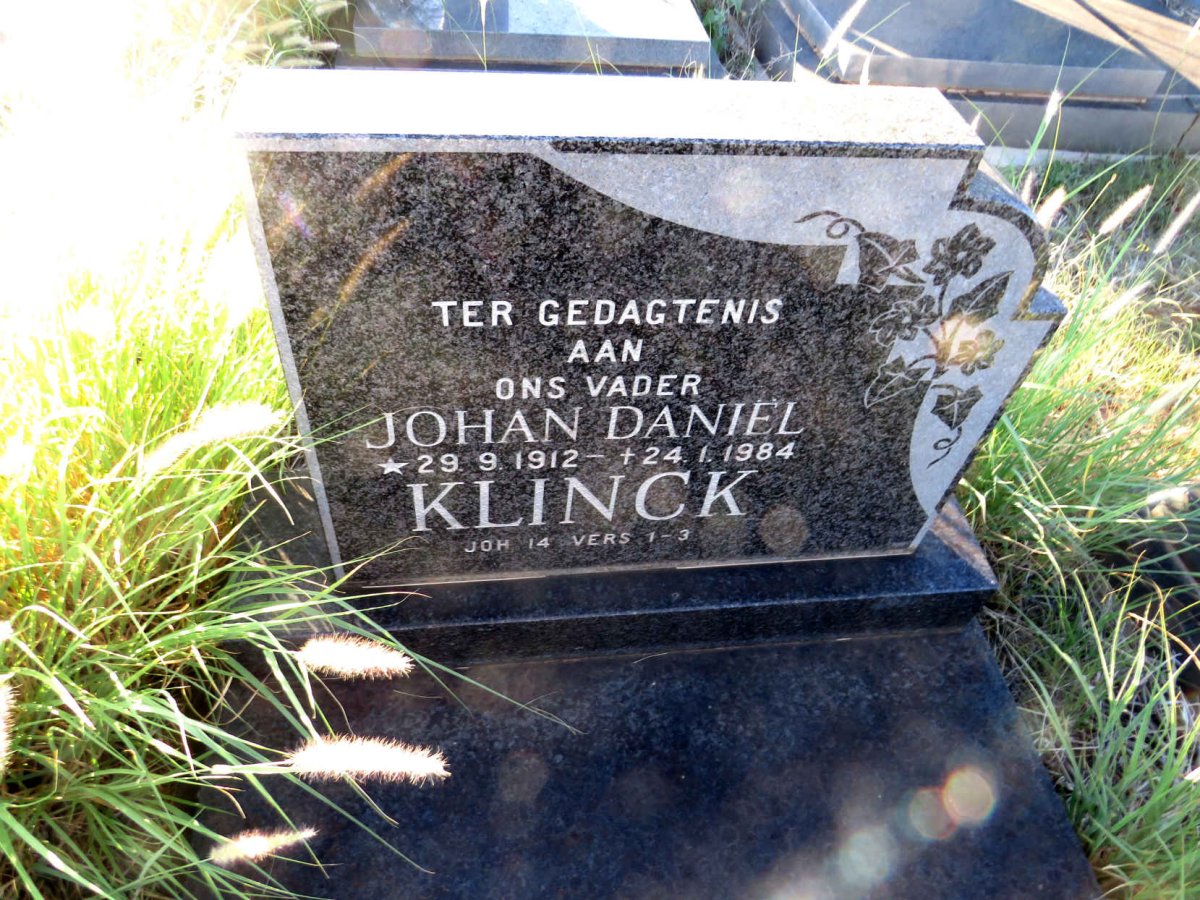 KLINCK Johan Daniel 1912-1984