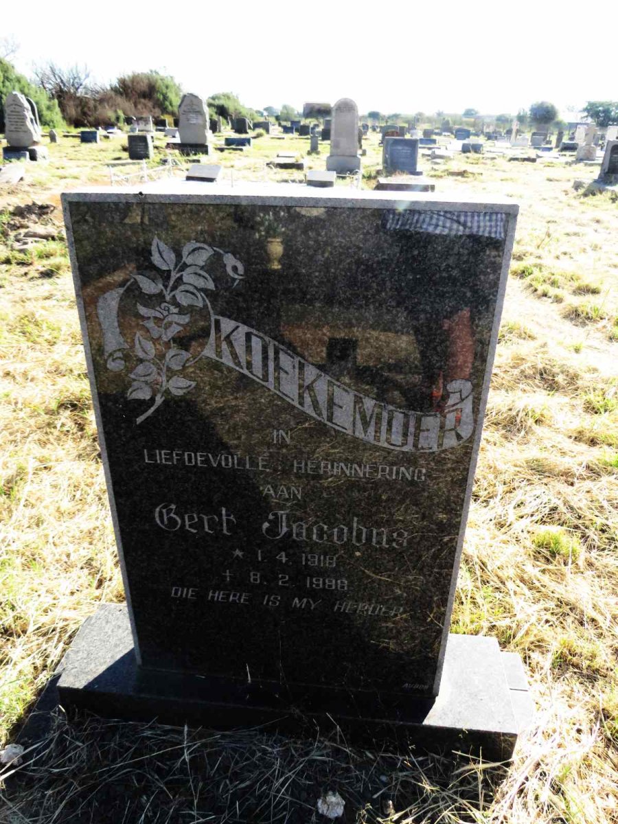 KOEKEMOER Gert Jacobus 1918-1988