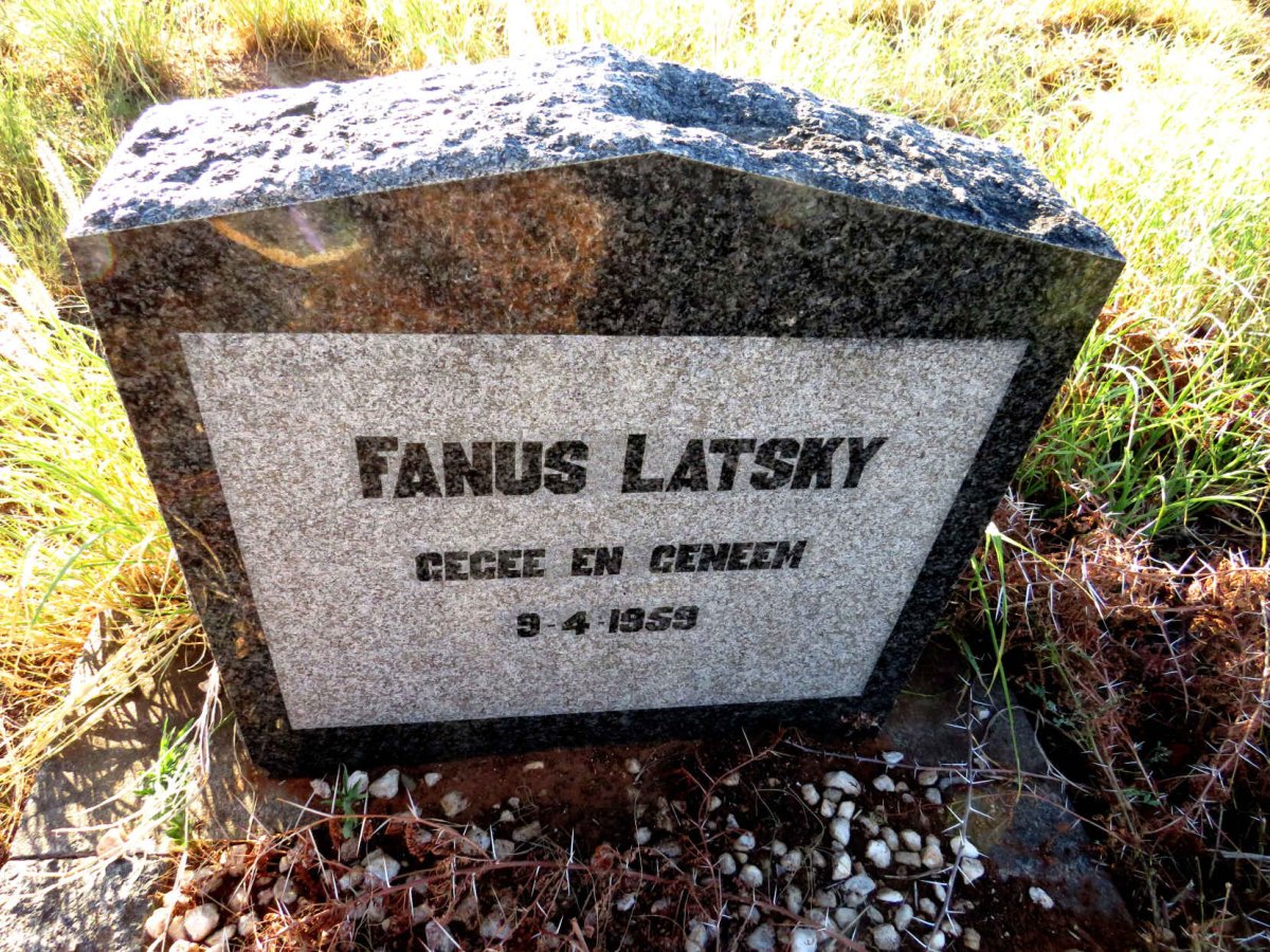 LATSKY Fanus 1959-1959