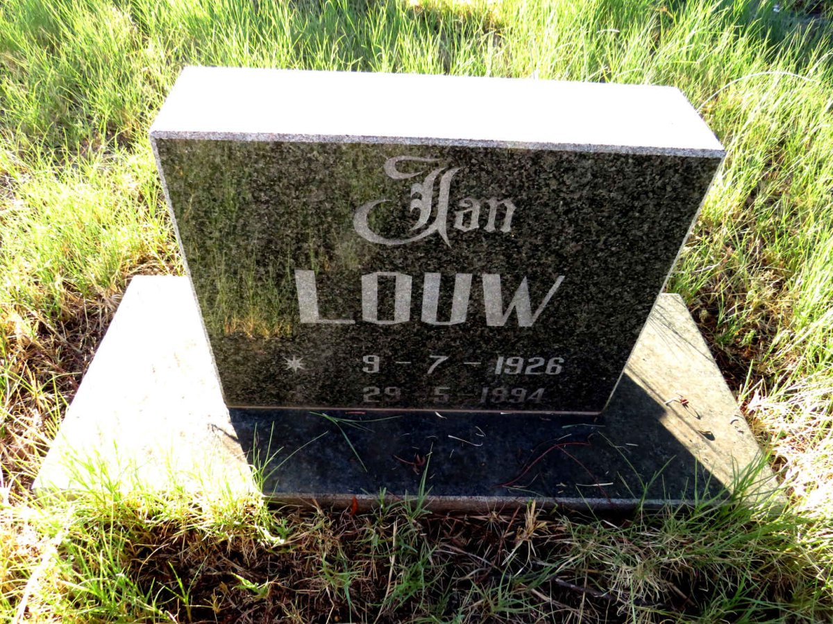 LOUW Jan 1926-1994