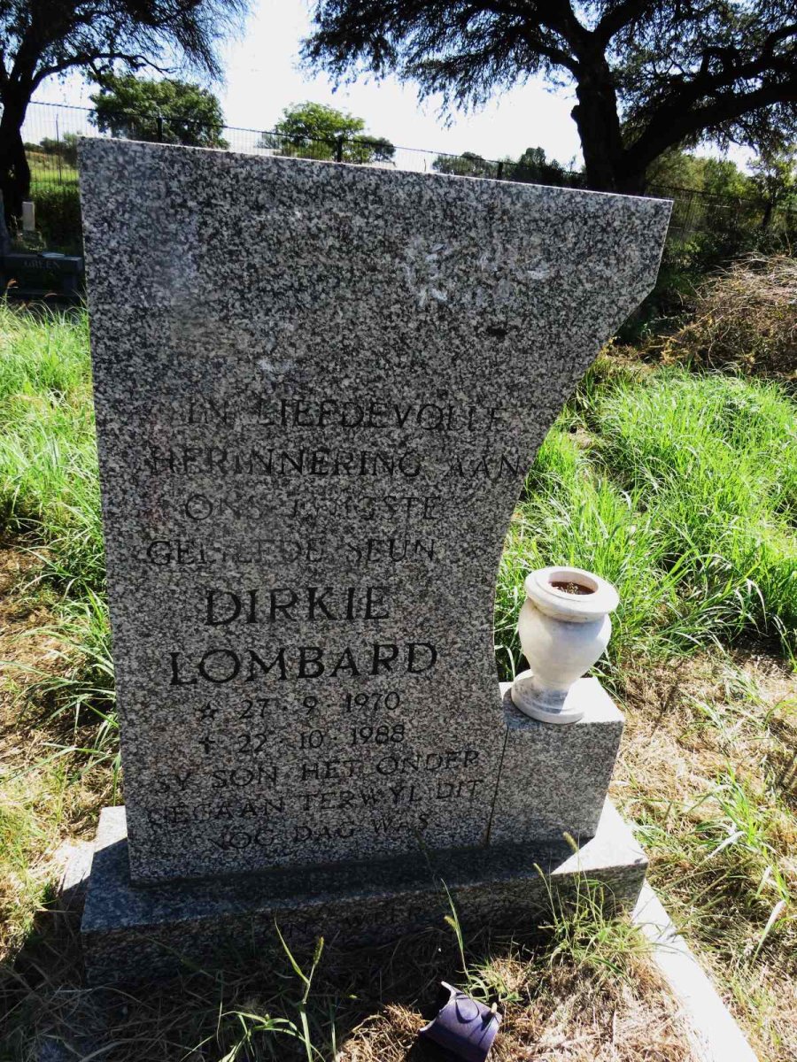 LOMBARD Dirkie 1970-1988