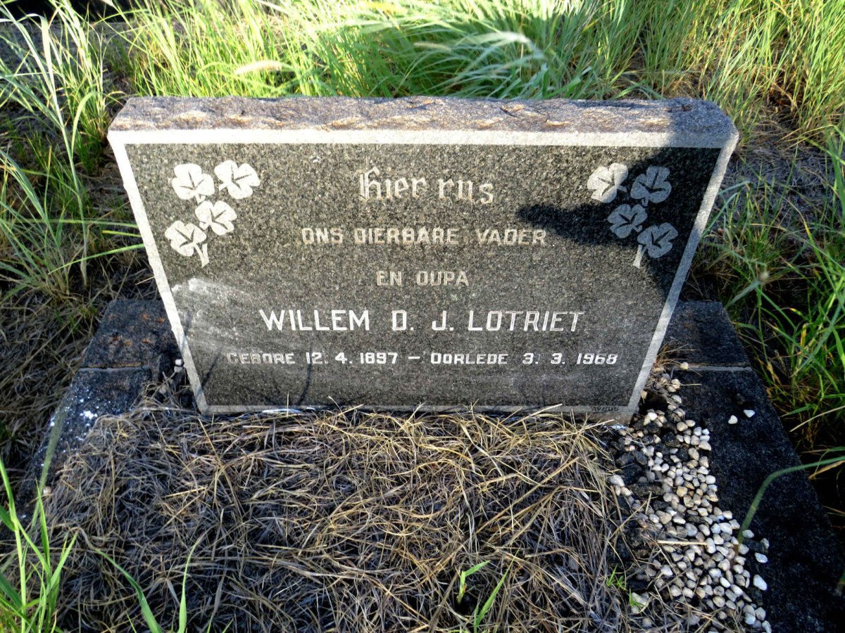 LOTRIET Willem D. J. 1897-1968